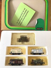 0-4-0 Class T-2 Locomotive And Freight Wagon Set Trix HO 21218 picture