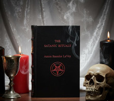 The Satanic Rituals: Companion to Satanic Bible by Anton La[Royal Leather Bound] picture