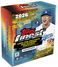TOPPS FINEST 2026 BASEBALL MEGA BOX (48 Cards) MLB Brand New Factory Sealed picture