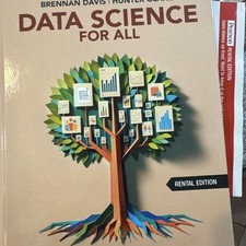 Data Science for All (RENTAL EDITION) - Hardcover, by Brennan Davis - BRAND NEW picture