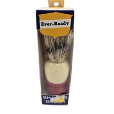 Vintage Ever-Ready C40 Sterilized Shave Brush Original Box Made in USA NOS picture