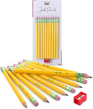 - Jumbo Pencils for Preschoolers, 10 Big Pencil and 1 Sharpener, Fat Pencils for picture