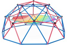 Hapfan 10ft Climbing Dome with Cargo Net Jungle Gym Outdoor Monkey Bars for Kids picture