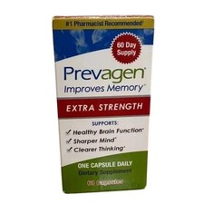 Prevagen Extra Strength 20mg Memory Support 60 Capsules 60 Day Supply Exp 12/29 picture