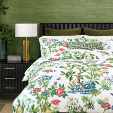 Williams Sonoma Home Duvet Cover & Shams Shantung Floral Botanical |US STOCK picture