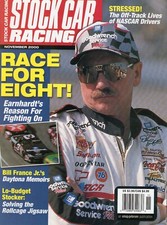 Stock Car Racing Magazine November 2000 -- Dale Earnhardt, Joe Nemechek * picture