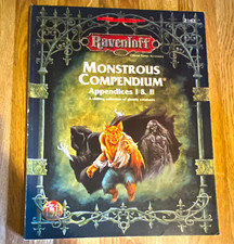 TSR AD&D Ravenloft Monstrous Compendium Appendices I & II 1993 MPN 2162 picture