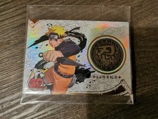 🔥 Kayou Naruto 20th Anniversary Commemorative Metal Medal Card - NM 🔥  picture