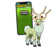 Pokemon Shiny Wyrdeer Mini P T C 80k+ picture