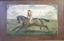 RARE 1886 ORMONDE & FRED ARCHER MEMORIAL HORSE RACING PRINT ORIGINAL VICTORIAN picture