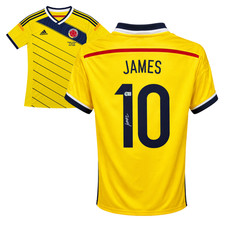 James Rodriguez Signed Colombia Soccer Jersey #10 with Beckett Witness picture