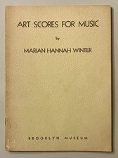 Rare 1939 WPA Federal Music Project, Marian Hannah Winter, ART SCORES FOR MUSIC picture