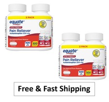 Equate Extra Strength Acetaminophen Caplets, 500 mg, 2x250 Count( 4pk total) picture