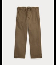 RRL Double RL Pants Mens (Marked 28x30) Military Rt Hand Twill Field Utility USA picture