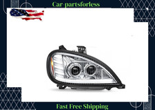 Right Passenger Headlight For 96-2011 Freightliner Columbia Chrome LED Headlamp picture