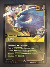 Riot Games League of Legends Kayle Champion Unit VEN 134/166 Top 8 Promo Holo picture