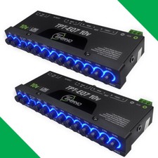 2x Timpano TPT-EQ7 10V 7 Band Equalizer Car Audio EQ 6 Channel w/ Sub Control picture