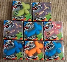 JA-RU Irre-Squish-tible Stretchy Balloon Dog Lot Of 8 Glitter Glow n Dark Fidget picture