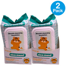 The Crème Shop Cica-Mend Blemish Cleansing Towelettes 60 Count 2 Pack New picture