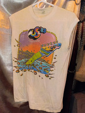 Vintage 1983 US Festival Rock Day Muscle T Shirt Sleeveless Bowie Clash Van picture