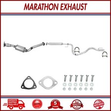 Front Catalytic + Rear Pipe Fits : 2005-2007 Chevrolet Cobalt 2.0L Supercharged picture