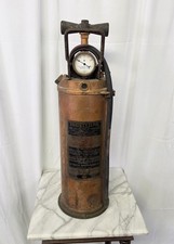 Vintage Phister 1B Copper Fire Extinguisher Empty picture