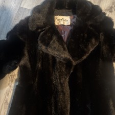 Vintage Full Length Ladies Mink Like Coat picture
