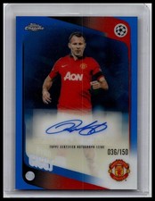 2025-26 Topps Chrome  Ryan Giggs #CLA-RG  Auto Blue #/150 picture