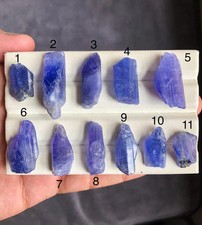 Natural Bi-Color Tanzanite Rough, AAA Blue Raw Tanzanite Crystal, Tanzania Stone picture