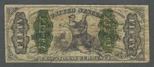 Contemporary Counterfeit 3rd Issue 50c LADY JUSTICE U.S. Fractional Currency picture