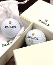 Rolex 50 Years of Golf 2017 Commemorative 2 Golf Ball Set AD VIP Gift picture