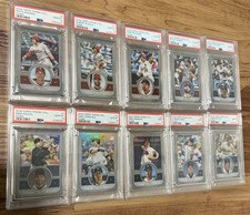 2018 Topps Transcendent Icons PSA Graded LOT 10 Cards MATCHING SERIAL 79/83 POP1 picture