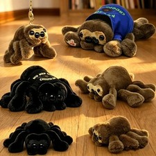 BUILD A BEAR Jumping Spider Stuffed Animal Toy Spooky Halloween Decoration Gift picture