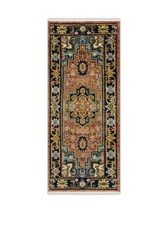 Vintage Rust Runner Rug 2'5