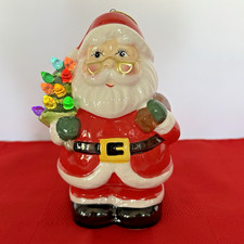 Vtg Mr. Christmas Light-Up Santa Decoration Includes Batteries picture
