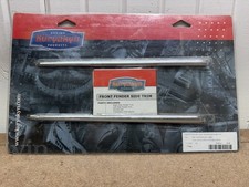 NOS Kuryakyn 7786 Front Fender Side Trim Chrome Strips Pair picture