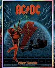 AC DC PWR UP Tour 2026 Montreal September 12 Poster picture