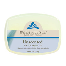 Essentials Glycerin Bar Soap, Unscented, 4 Ounce, Pack of 12 (Packaging May Vary picture