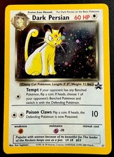 Dark Persian 17 - Pokemon WOTC Black Star Promo - LP/MP SWIRL 🌀 picture