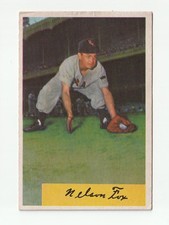 1954 Bowman Nellie Fox #6 Chicago White Sox HOF Vintage Baseball Card picture