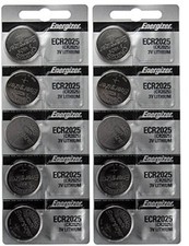 50 FRESH Genuine Energizer CR2025 ECR2025 3V Coin Button Batteries Fast Shipping picture