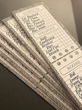 Six pads - Clue Board Game - NEW - Replacement Detective Note Pads - Clue pads picture