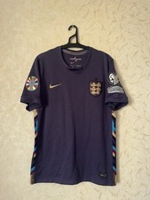 Rare England 2024-2025 Away National Football Team Jersey Size M Nike Men Navy picture