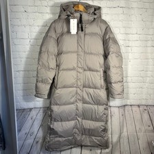 Quince Womens Responsible Down Long Puffer Jacket 700 Fill Power Gray Medium picture