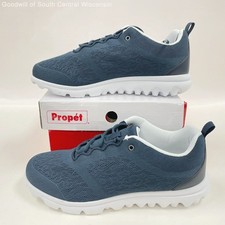 NIB Propet TravelActiv Women's Sneakers Navy Blue Size 9.5 XX 4E Wide Width picture