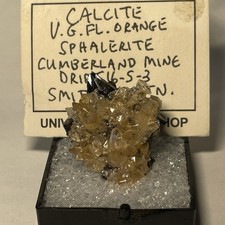 Calcite & Sphalerite Crystals Cumberland Mine Smith Co TENNESSEE USA picture