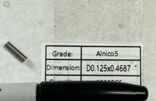 200 Quantity of Alnico5 Magnets 0.125x0.4687