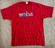 Vtg WNBA T-Shirt Champion Red Men's XL Rare Vintage EUC Basketball 100% Cotton picture