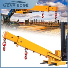 6000LB/3T Adjustable Forklift Mobile Crane Lifting Hoist Jib Boom With 2 Hooks picture