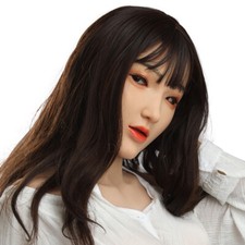 Dokier Realistic Silicone Female Mask Full Mask Disguise Crossdresser Cosplay picture